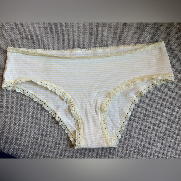 Pact Cream and Yellow Striped Panties - Picture 1 of 2